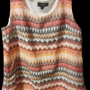 AGB Women's Multicolor Sleeveless Top